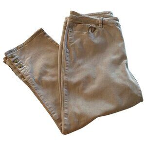 Chico's The Platinum Crop Pants Size 2.4 Large (14)